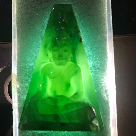 Jade Buddha gem stone (w) appraisal papers - Picture 5 of 6